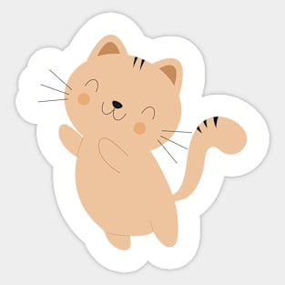 Cutie Cat Sticker
